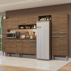 Armário de Cozinha Completa 325cm Rustic Emilly Madesa 07