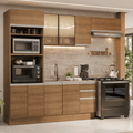 Armário de Cozinha Completa 270 cm Rustic Glamy Madesa 18