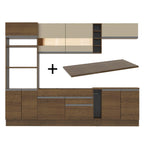 Armário de Cozinha Completa 290cm Rustic/Crema Vicenza Madesa 11