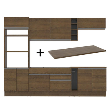 Armário de Cozinha Completa 290cm Rustic Vicenza Madesa 12