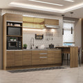 Armário de Cozinha Completa 315cm Rustic Glamy Madesa 01