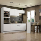 Armário de Cozinha Completa 315cm Branco Glamy Madesa 02