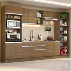 Armário de Cozinha Completa 330cm Rustic Glamy Madesa 03