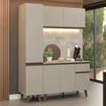 Armário de Cozinha Compacta 160 cm Crema Nice Madesa 01