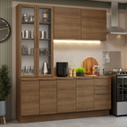 Armário de Cozinha Compacta 190cm Rustic Stella Madesa 03
