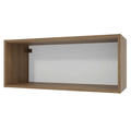 Armário Aéreo para Quarto 80 cm Nicho Aberto Rustic Neo Madesa