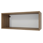 Armário Aéreo para Quarto 80 cm Nicho Aberto Rustic Neo Madesa