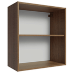 Armário Aéreo para Quarto 60 cm 2 Nichos Abertos Rustic Neo Madesa