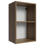 Armário Aéreo para Quarto 40 cm 2 Nichos Abertos Rustic Neo Madesa