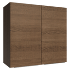 Armário Aéreo para Quarto 70 cm 2 Portas Rustic Neo Madesa