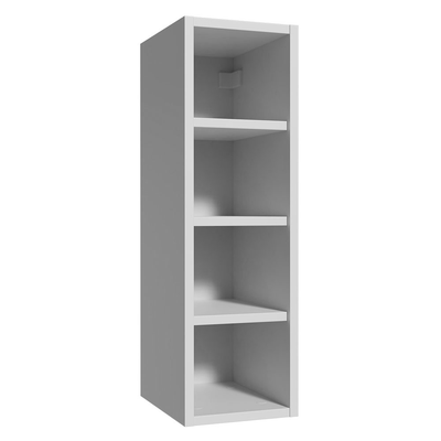 Nicho de Parede 20 cm 4 Prateleiras Branco Neo Madesa