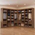 Guarda-Roupa Closet de Canto 522 cm 8 Gavetas Rustic Venus Madesa