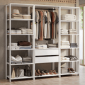 Guarda-Roupa Closet Modulado 2 Gavetas 188 cm Branco Valencia Madesa