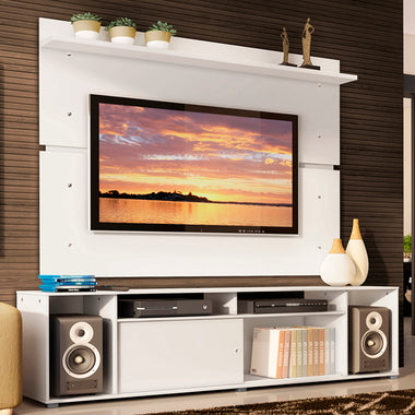 Rack Madesa Cancun e Painel para TV até 65 Polegadas Branco