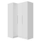 Guarda-Roupa Modulado de Canto 3 Portas Branco Neo Madesa