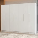 Guarda-Roupa Modulado 280 cm 7 Portas 4 Gavetas Branco Neo Madesa 01