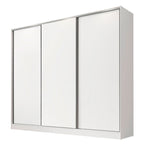Guarda-Roupa Casal 100% MDF 3 Portas de Correr Branco Royale Madesa