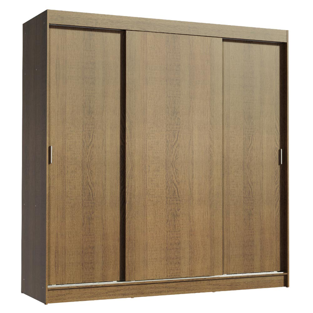 Guarda-Roupa Casal Madesa Reno 3 Portas de Correr Rustic