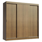 Guarda-Roupa Casal Madesa Reno 3 Portas de Correr Rustic