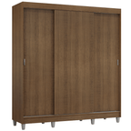 Guarda-Roupa Casal com Pés 3 Portas de Correr Rustic Reno Madesa
