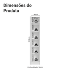 Guarda-Roupa Modulado 1 Porta Branco Neo Madesa