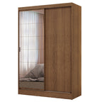 Guarda-Roupa 2 Portas de Correr com Espelho Rustic Max Madesa