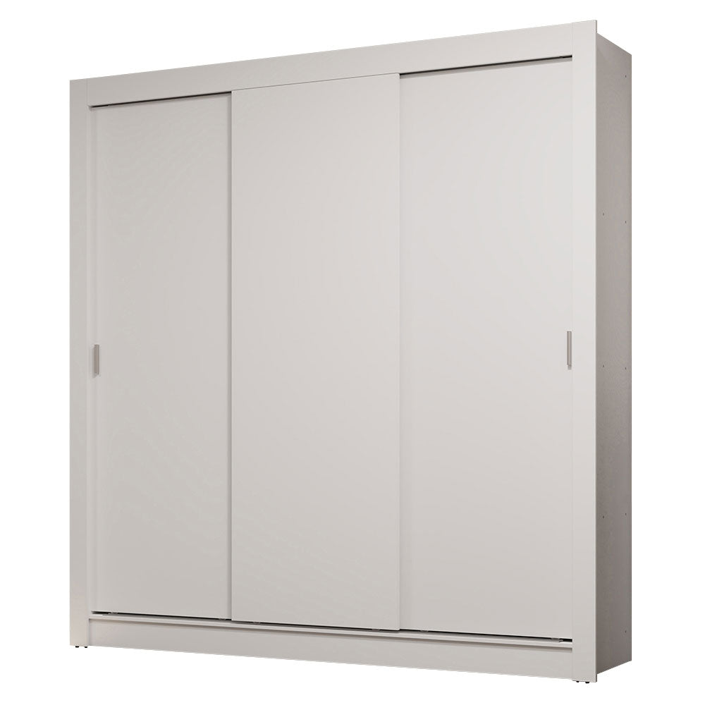 Guarda-Roupa Casal 3 Portas de Correr Branco Sublime Madesa