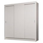 Guarda-Roupa Casal 3 Portas de Correr Branco Sublime Madesa