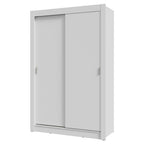 Guarda-Roupa Solteiro 2 Portas de Correr 4 Gavetas Branco Vivare Plus Madesa