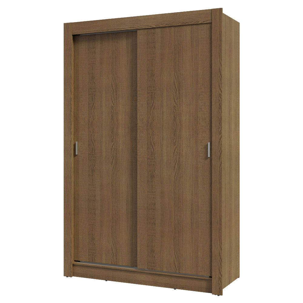 Guarda-Roupa Solteiro 2 Portas de Correr 4 Gavetas Rustic Vivare Plus Madesa