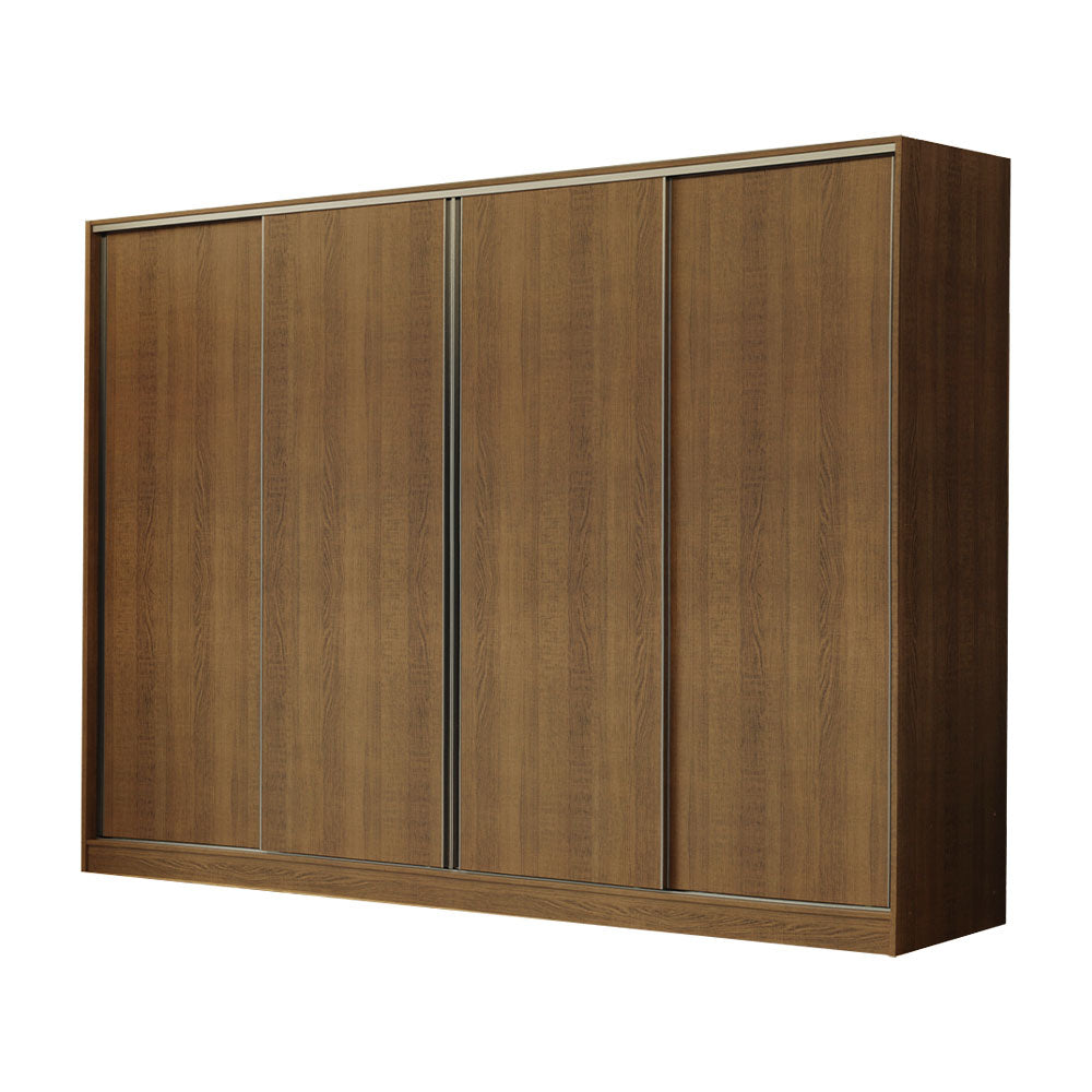 Guarda-Roupa Casal Madesa Apolo 4 Portas de Correr Rustic