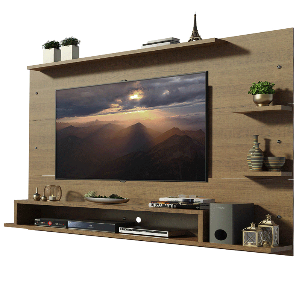 Painel para TV até 60 Polegadas Madesa Alfa Rustic