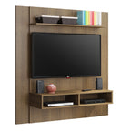 Painel para TV até 50 Polegadas Madesa Arizona 1 Prateleira 2 Nichos Rustic
