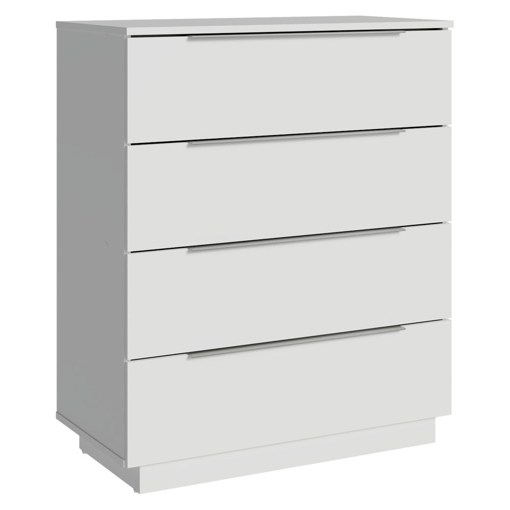 Comoda Madesa 4 Gavetas Branco