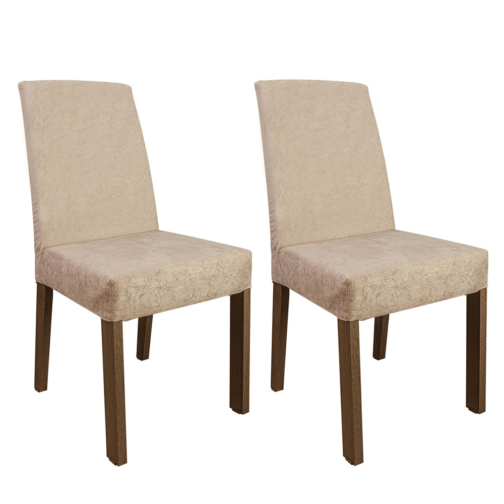 Kit 2 Cadeiras de Jantar 4255 Madesa Rustic/Imperial