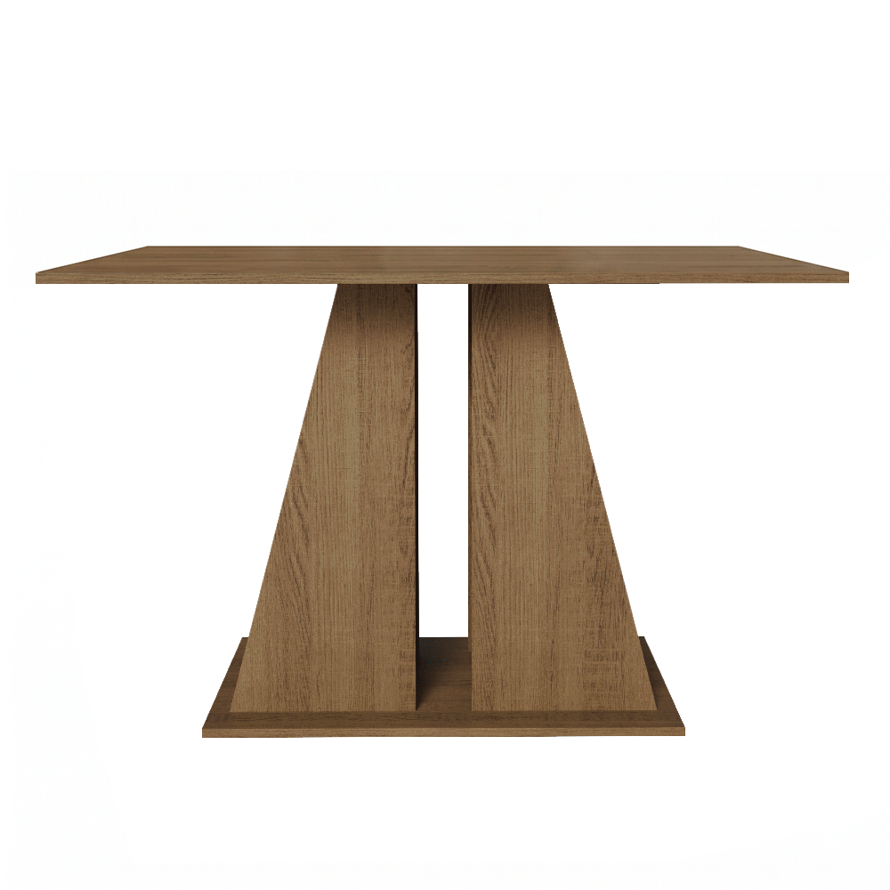 Mesa de Jantar Retangular com Tampo de Madeira Rustic 5383 Madesa