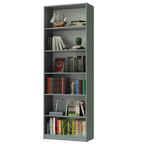 Estante Livreiro Madesa 6908 com 6 Nichos Cinza