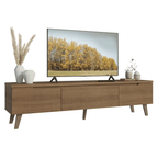 Rack para TV até 75 Polegadas 180 cm 2 Portas 1 Gaveta Rustic Dune Madesa