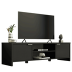 Rack para TV até 65 Polegadas Madesa 6918 com 2 Portas Preto PO
