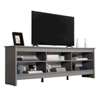 Rack para TV até 80 Polegadas Madesa 6924 com 6 Nichos Cinza PO