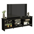 Rack para TV até 80 Polegadas Madesa 6924 com 6 Nichos Preto PO