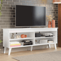 Rack para TV até 55 Polegadas Madesa 6997 com 4 Nichos Branco PO