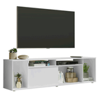 Rack para TV até 65 Polegadas Madesa 7008 com 5 Nichos e 1 Porta Branco PO