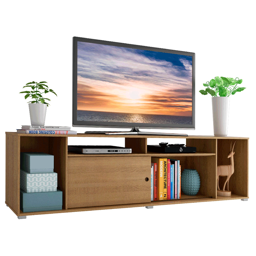 Rack para TV até 65 Polegadas Madesa Cancun Rustic
