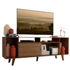 Rack para TV até 65 Polegadas Madesa Cancun com Pés Rustic