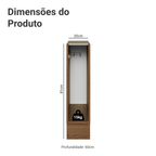 Balcão Porta-Pano 20 x 60 cm (Sem Tampo) para Cozinhas Rustic Madesa
