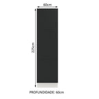 Paneleiro Madesa Agata 60 x 60 cm 3 Portas Branco/Preto