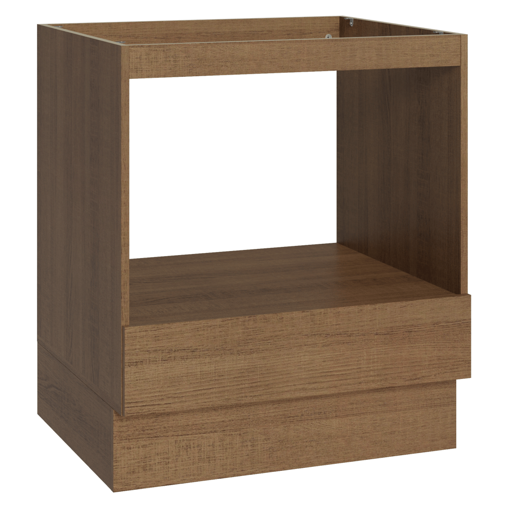 Balcão para Forno/Micro-ondas 70 cm 1 Gaveta (Sem Tampo) Rustic Madesa