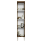 Paneleiro 40 cm 1 Porta Rustic/Branco Lille Madesa