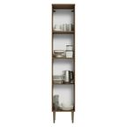 Paneleiro 40 cm 1 Porta Rustic/Preto Lille Madesa